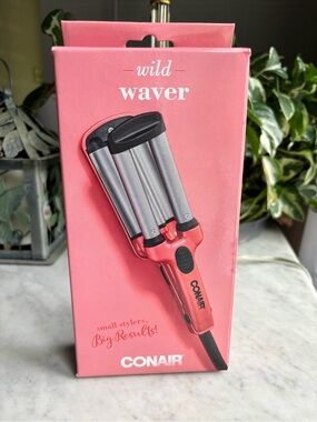 Conair Wild Waver Pink Triple-Barrel Hair Styler
